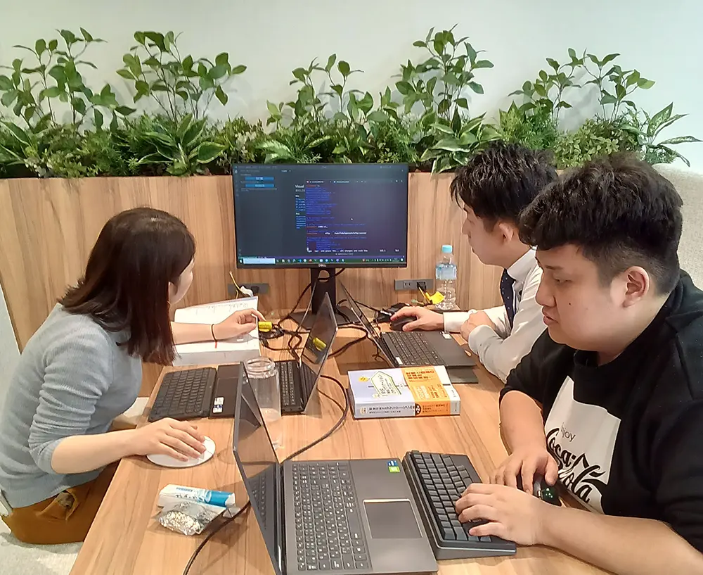 作業の様子