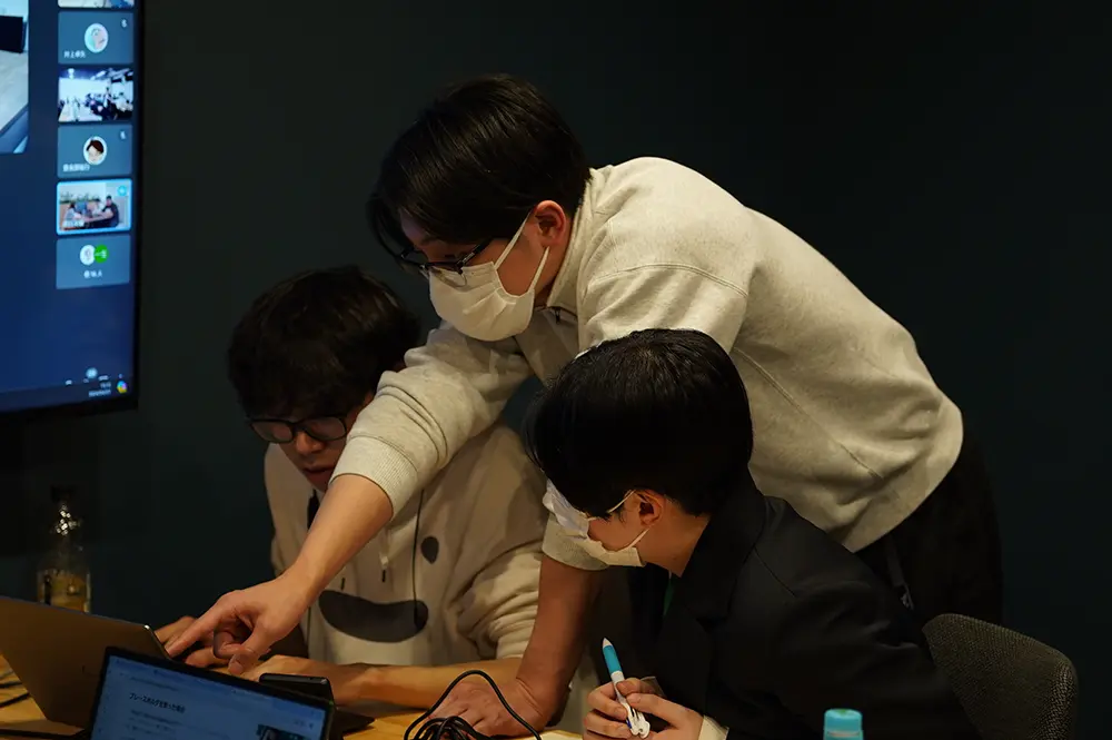 作業の様子