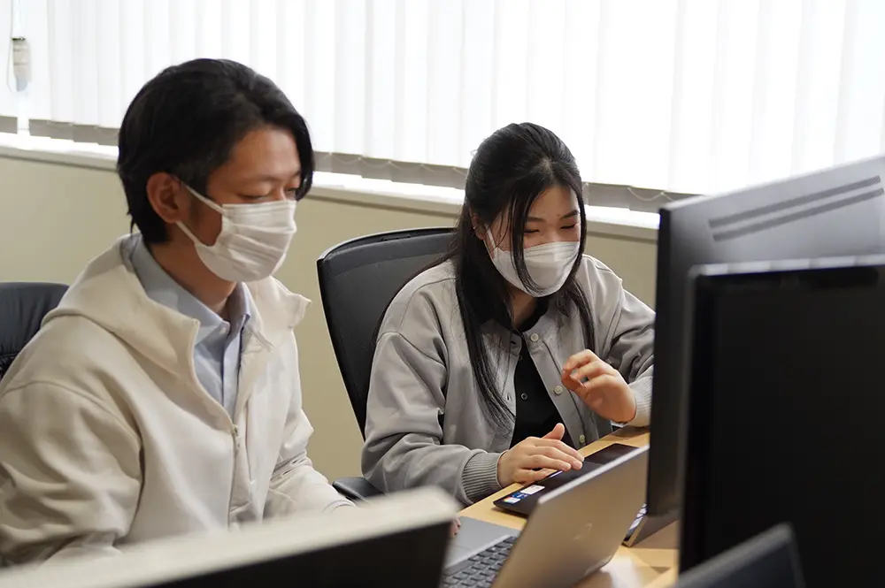 作業の様子